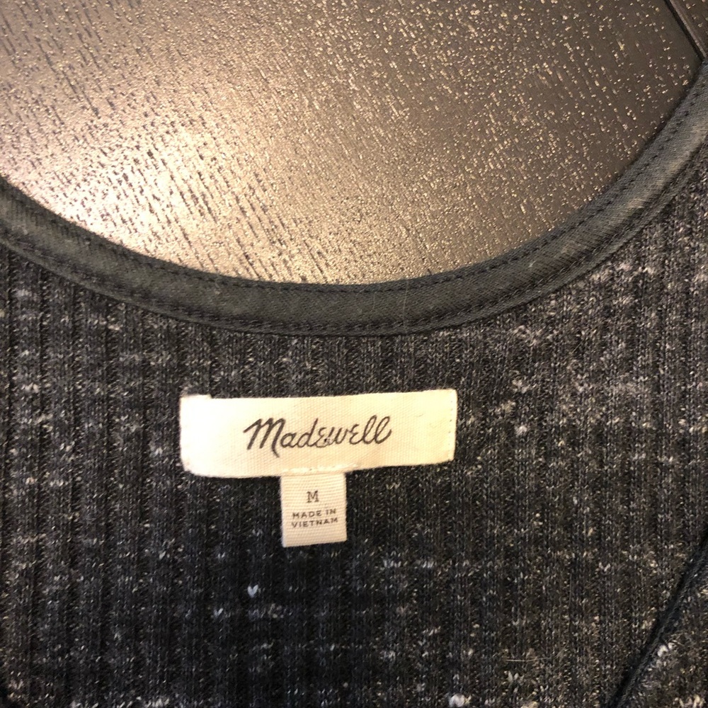 Madewell knit button cropped front tank - Picture 4 of 7